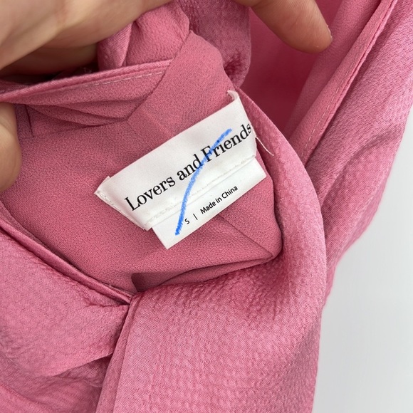 Lovers and Friends Carlita Jumpsuit in Rosebloom Pink - Picture 9 of 9